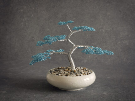 WireBonsai Classic strieborná/tyrkysová